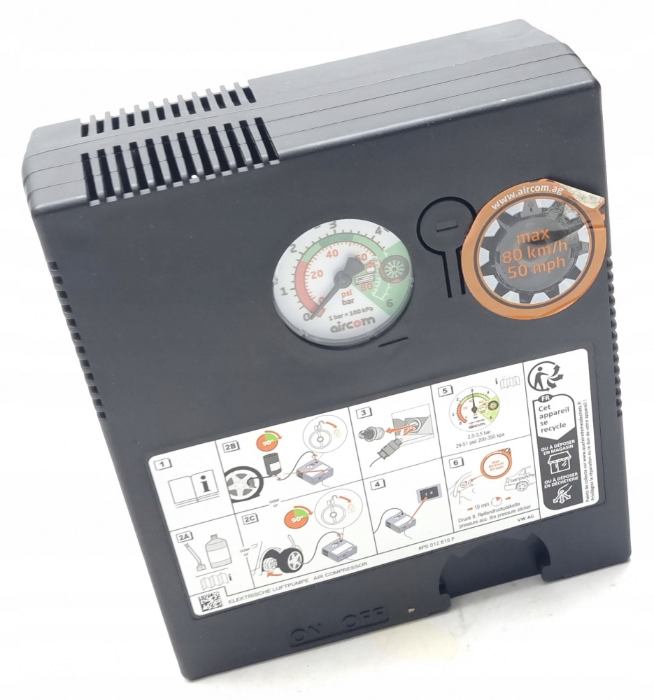Compresor Auto 12V 180W 7 Bar VW Audi Seat Skoda [5]
