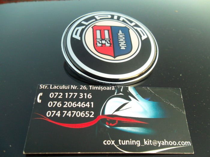 Emblema ALPINA de capota/portbagaj model original [3]