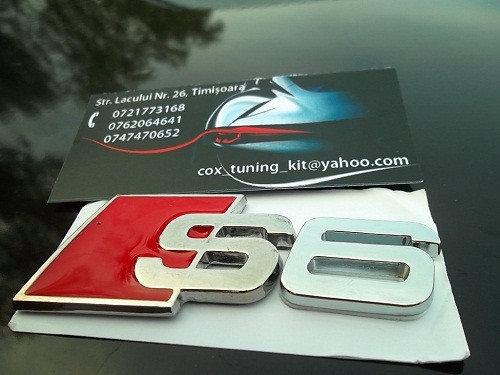 Emblema Audi S6 din metal [2]