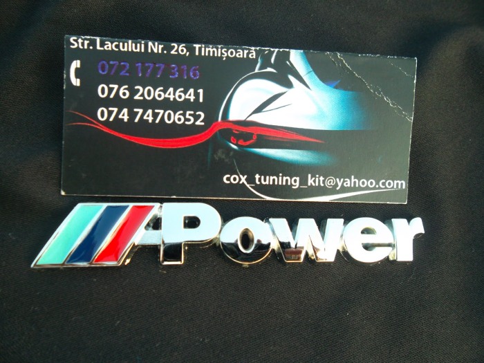 Emblema de metal cu M-Power [2]