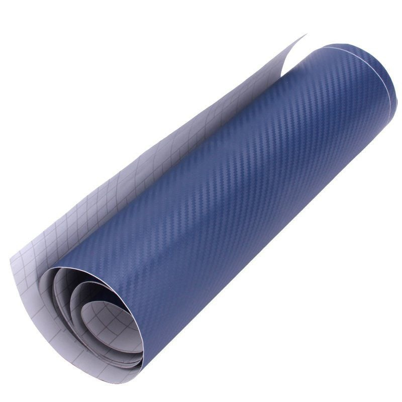 Folie de carbon 3D albastra [1]