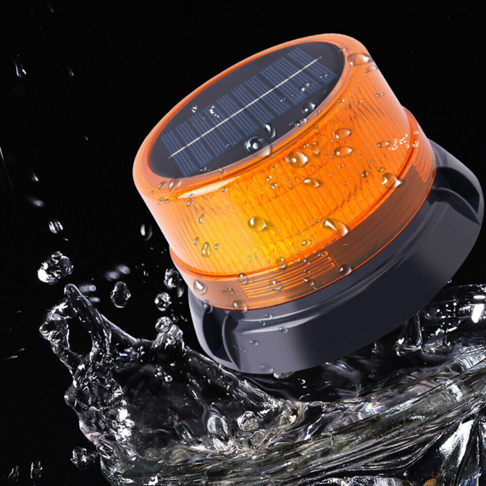Girofar Led stroboscopic solar cu talpa magnetica [3]