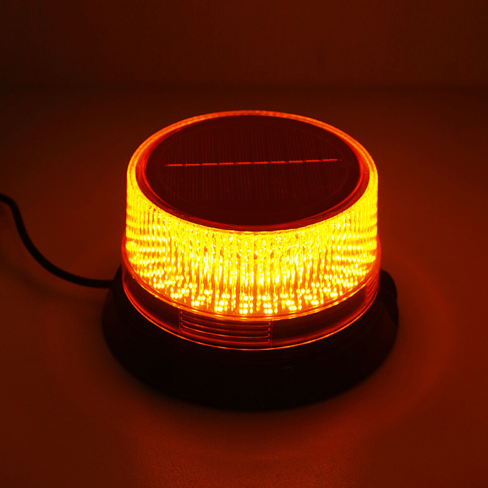 Girofar Led stroboscopic solar cu talpa magnetica [2]