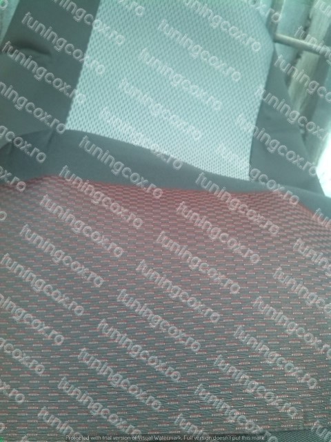 Huse scaune Buss 1+1 negru cu visiniu [2]