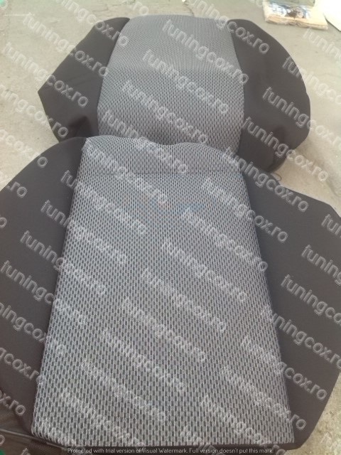 Huse scaune buss 1+1 negru cu gri [2]