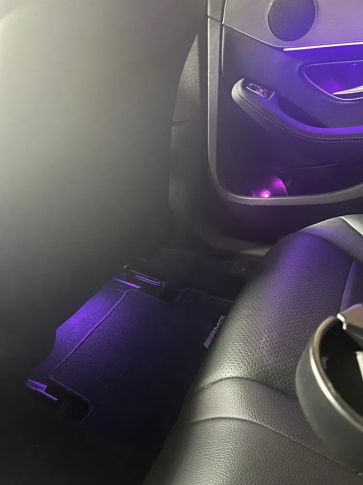 Kit Profesional Lumină Ambientală Auto RGB – 18 Module Acrilice cu Control Wireless și App Control [5]