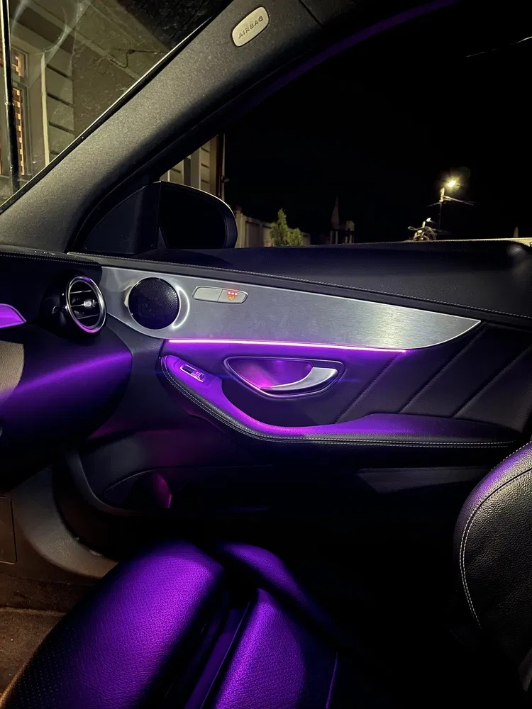 Kit Profesional Lumină Ambientală Auto RGB – 18 Module Acrilice cu Control Wireless și App Control [4]