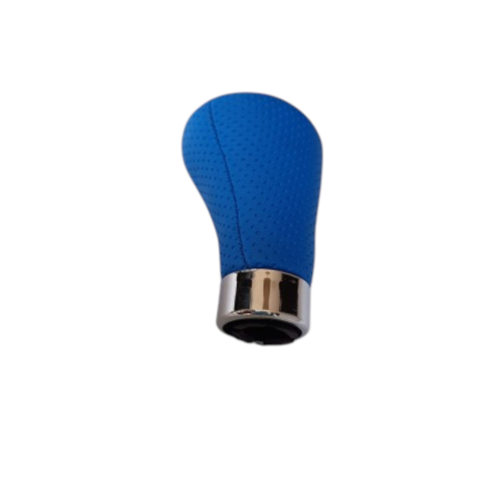 Nuca schimbator BMW 5 trepte cu piele perforata albastru [1]