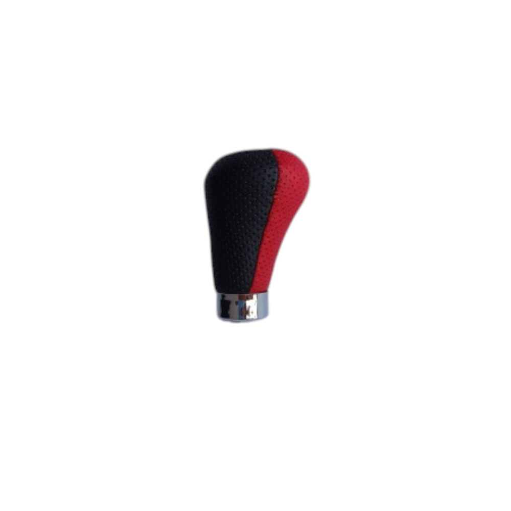 Nuca schimbator BMW 5 trepte cu piele perforata rosu-negru [2]