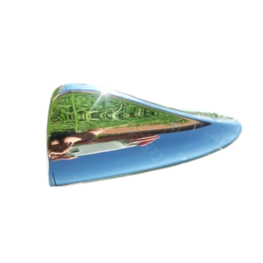 Ornament coada de rechin cromat [3]