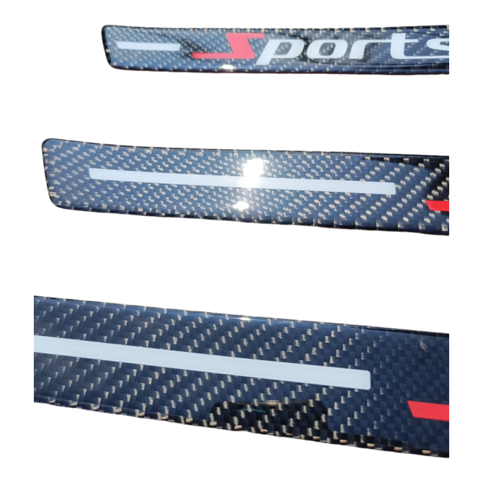 Ornamente de prag auto din fibrÄ de carbon 5d anti-zgÃ¢rieturi [13]
