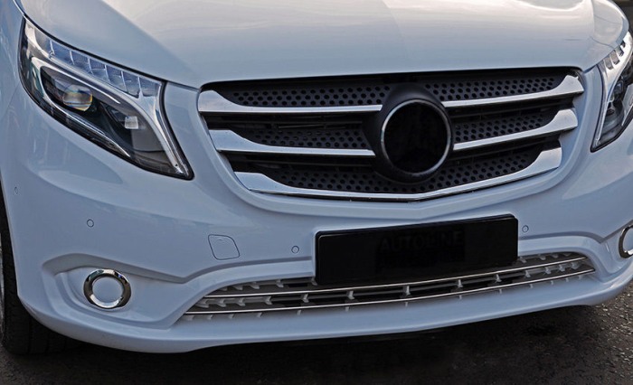 Ornamente inox grila Mercedes Vito W447 2014-2020 [6]