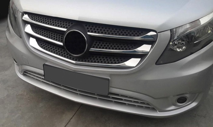 Ornamente inox grila Mercedes Vito W447 2014-2020 [5]