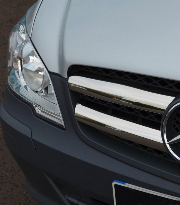 Ornamente inox grila Mercedes Vito W639 2010-2014 [4]