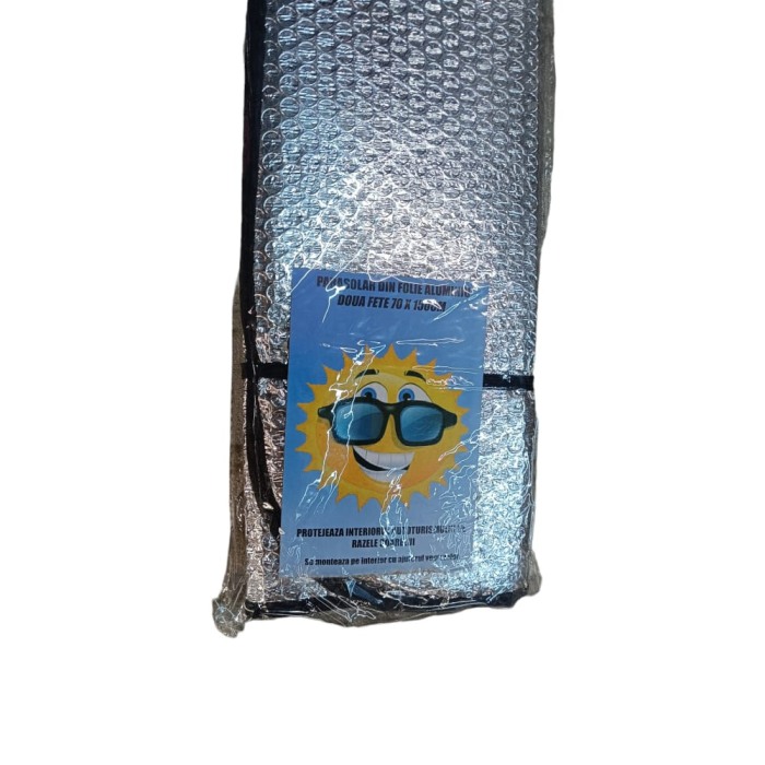 Parasolar auto pentru parbriz din aluminiu cu 2 fete [3]