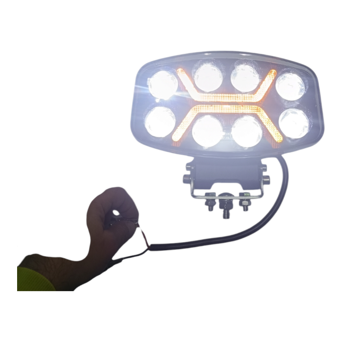 Proiector LED Alb-Galben universal 90w 12v/24v off-road atv [6]