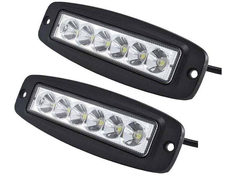 Proiector LED Auto Offroad 18W 12V-24V, 1320 Lumeni, 6000K, Încastrabil [6]