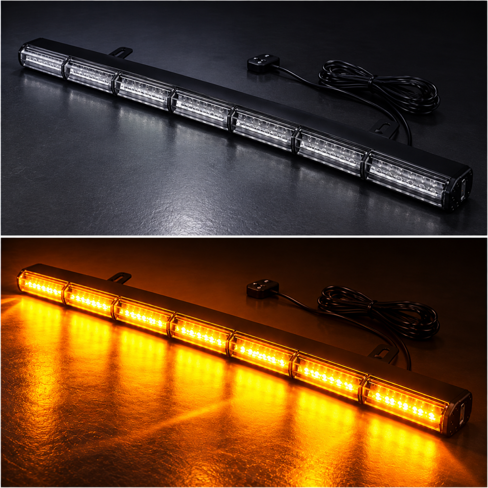 Bară Girofar LED 123,5 cm, 40W, 10-32V, Galben, IP67 [10]
