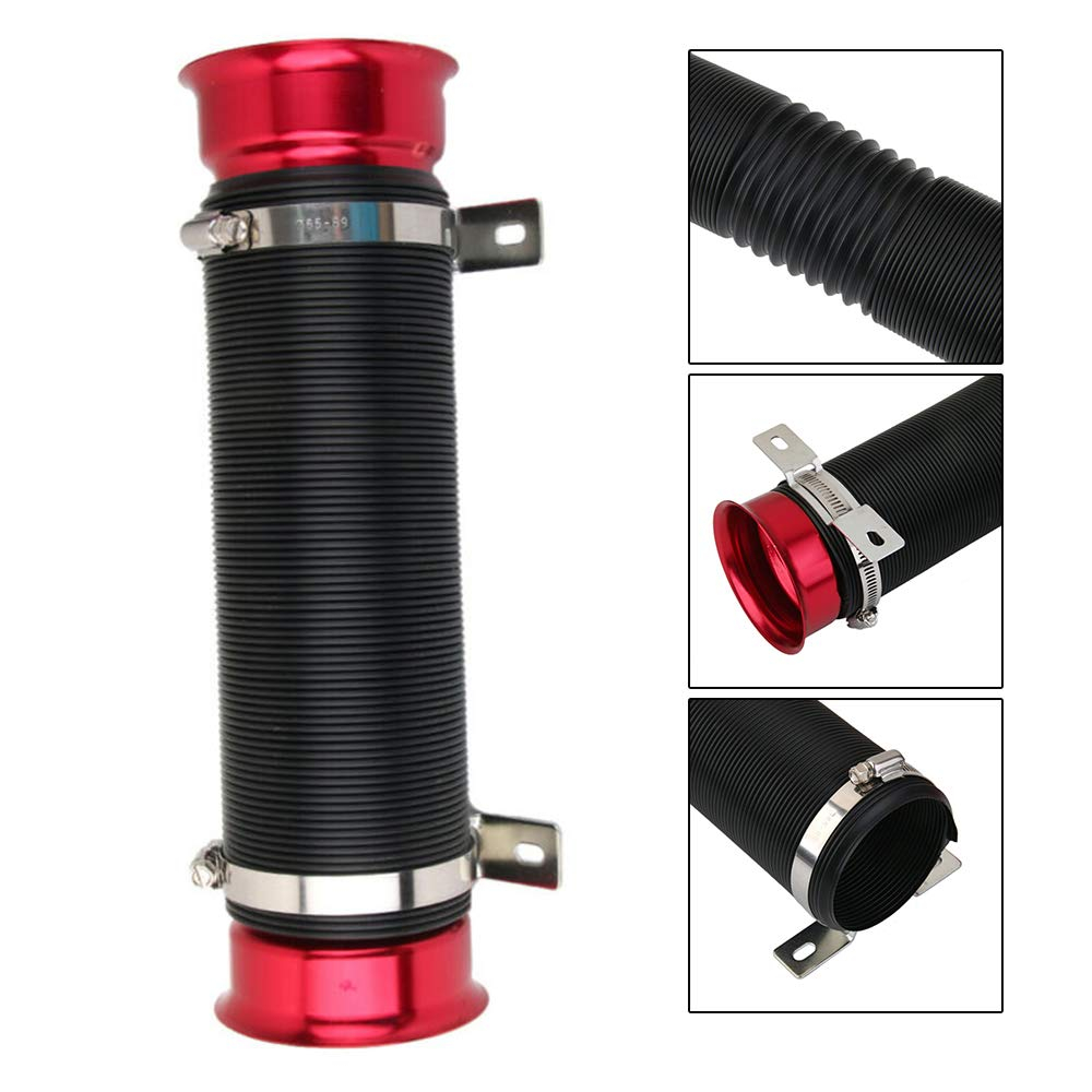 Racord Flexibil Admisie Aer 76mm – Tub Telescopic pentru Filtru Aer, Universal [2]