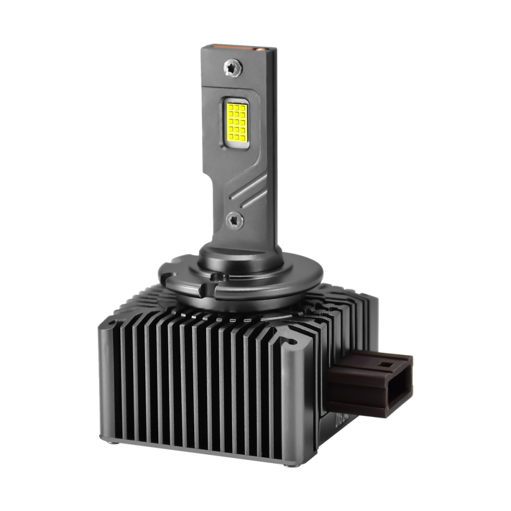 Set 2 Becuri LED D1S 120W 12000lm 6500K Canbus Plug & Play IP68 [2]