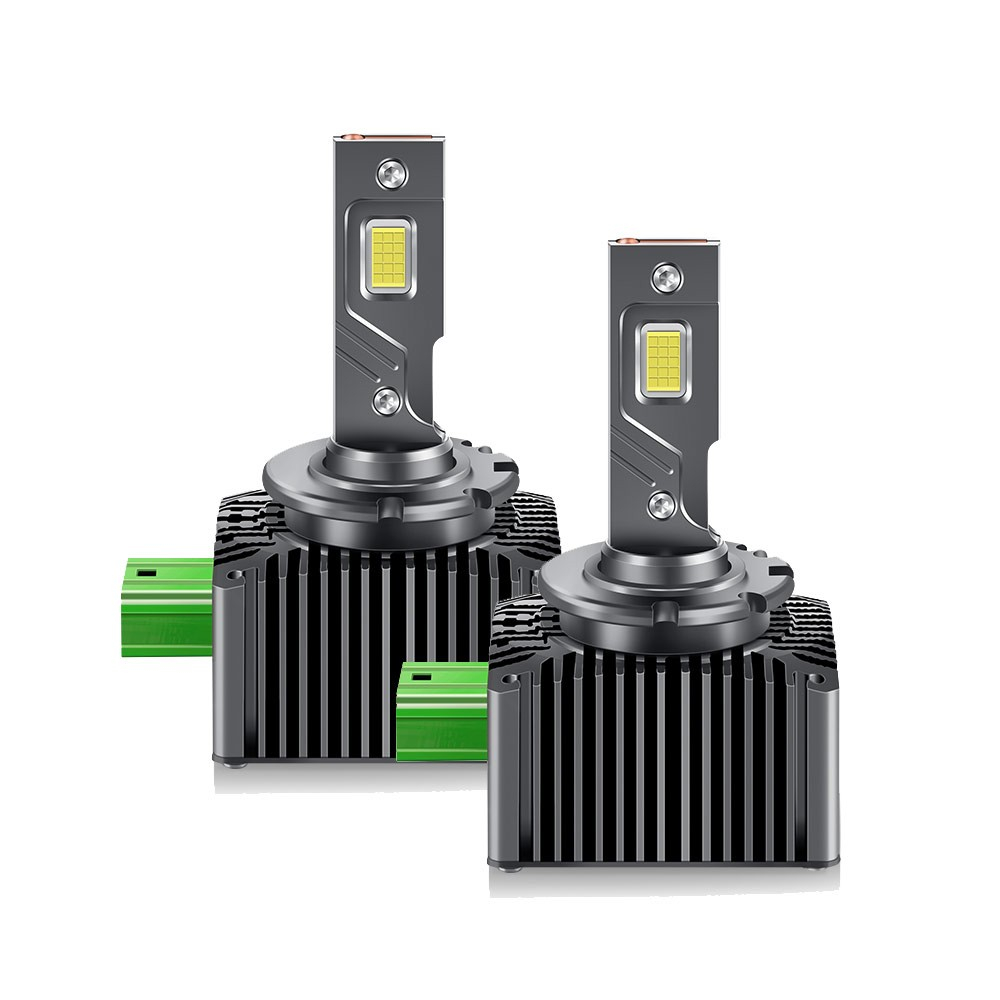 Set 2 Becuri LED D3S Canbus Plug & Play 180W 23000lm 6000K IP67 [5]