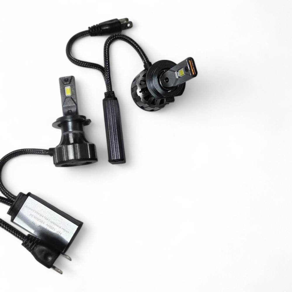 Set 2 Becuri LED H7 Canbus 120W – 12000 LM, 6000K Alb Rece, V20 [9]