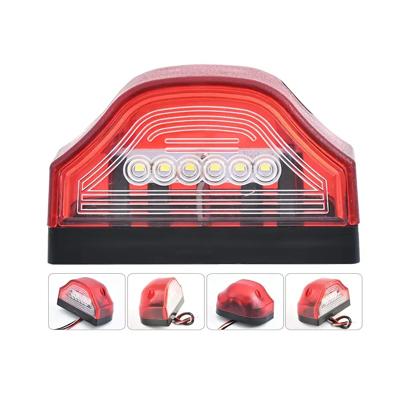 Set 2 lampi LED iluminare numar remorca 12V 24V lumina alba [2]
