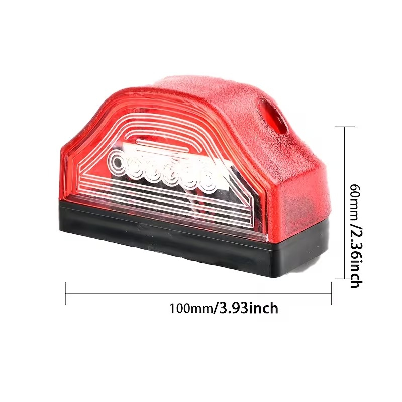 Set 2 lampi LED iluminare numar remorca 12V 24V lumina alba [4]
