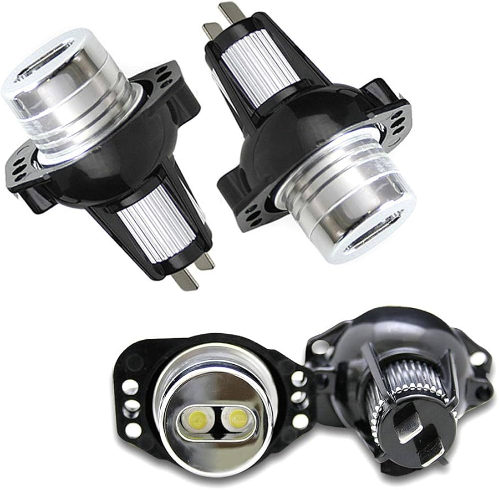 Set 2 LED Marker Angel Eyes BMW E90 Seria 3, 6W, Alb Puternic, Fără Eroare [4]
