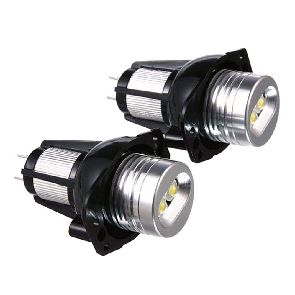 Set 2 LED Marker Angel Eyes BMW E90 Seria 3, 6W, Alb Puternic, Fără Eroare [2]