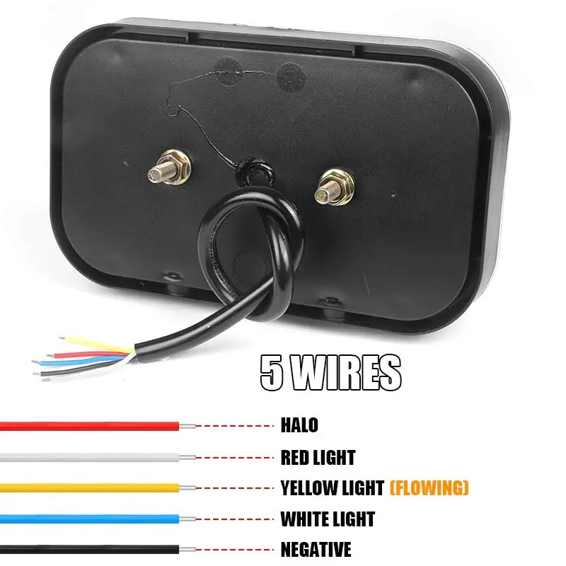 Set 2 Stopuri LED Remorcă Semnalizare Dinamică 12V/24v [4]