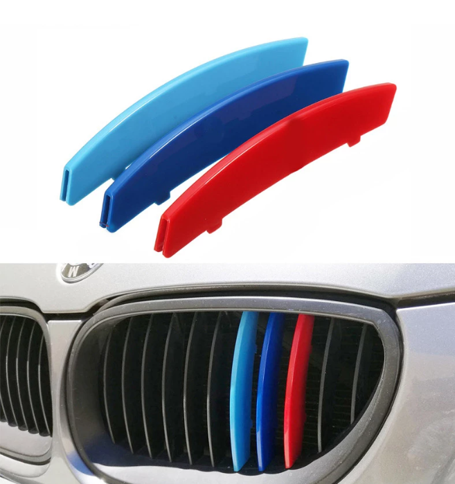 Set emblema ornament plastic grila BMW E92 2010-2013 [1]