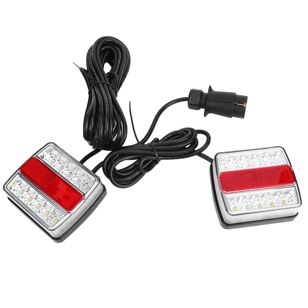 Set Stopuri Spate LED Magnetice pentru Remorcă – 12V, Priză 7 Pini, Cablu 7.5m [2]