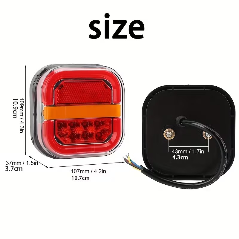 Stopuri Spate LED Premium cu Semnalizare Secvențială set 2 buc [5]