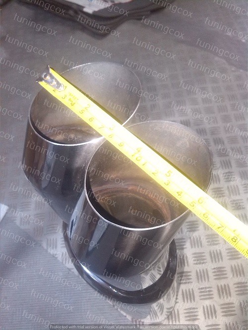 Toba sport inox cu 2 iesiri ridicate [3]