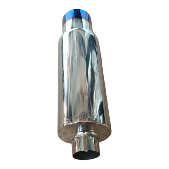 Toba sport universala cu 1 iesire rotunda inox arsa la capat [2]