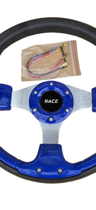 Volan sport universal albastru, 33 cm [2]