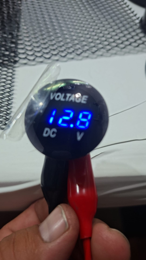 Voltmetru Digital Auto LED 8-48V 12V 24V, Albastru [8]