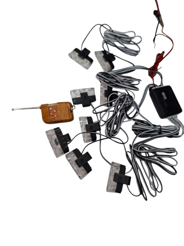 Lampă stroboscop auto 12V cu telecomandă – vizibilitate maximă [1]