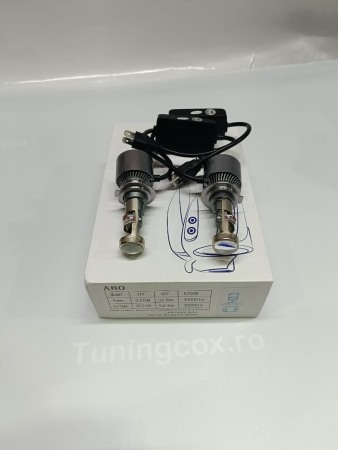 Bec LED H7 30000LM 5700K 220W 12-24V Cambus, FÄrÄ Eroare de Bec Ars [6]