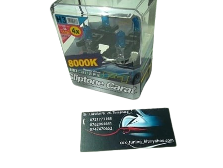becuri la set h4 imitatie xenon de 8000k [3]