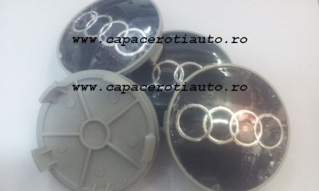 Capace janta Audi negre cu cerculet cromat [4]