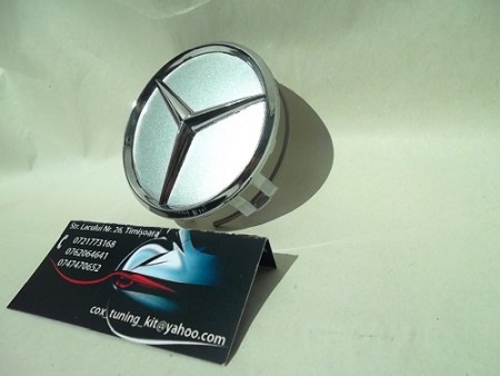 capace mercedes-benz originale pentru jante aliaj gri-crom [3]