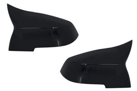 Capace oglinzi Batman M style BMW seria 3 F30 F31 2011-2019 negru lucios