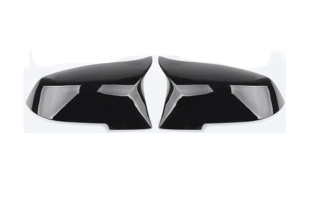Accesorii exterior - Capace oglinzi Batman style Audi A4 B8 2009-2014 negru lucios