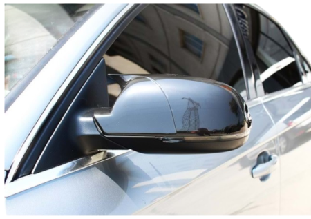 Capace oglinzi Batman style Audi A4 B8 2009-2014 negru lucios [2]