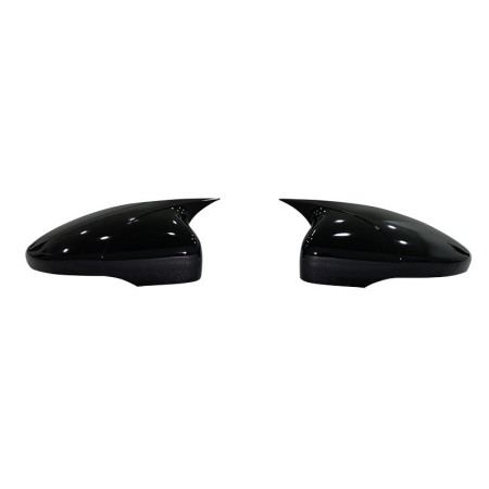 Capace oglinzi Batman style BMW seria 4 G22 G23 G26 2020-2023 negru lucios