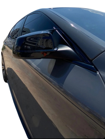 Capace oglinzi Batman style BMW seria 5 F10 2013-2017 negru lucios [2]
