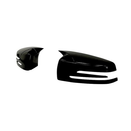 Capace oglinzi Batman style Mercedes E-class W212 2009-2016 negru lucios [1]