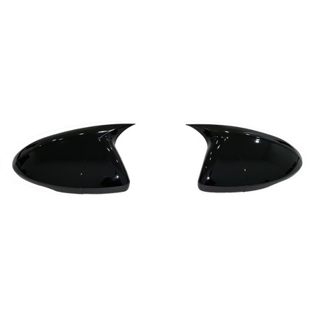 Accesorii exterior - Capace oglinzi Batman style Opel Astra K 2015-2022 negru lucios